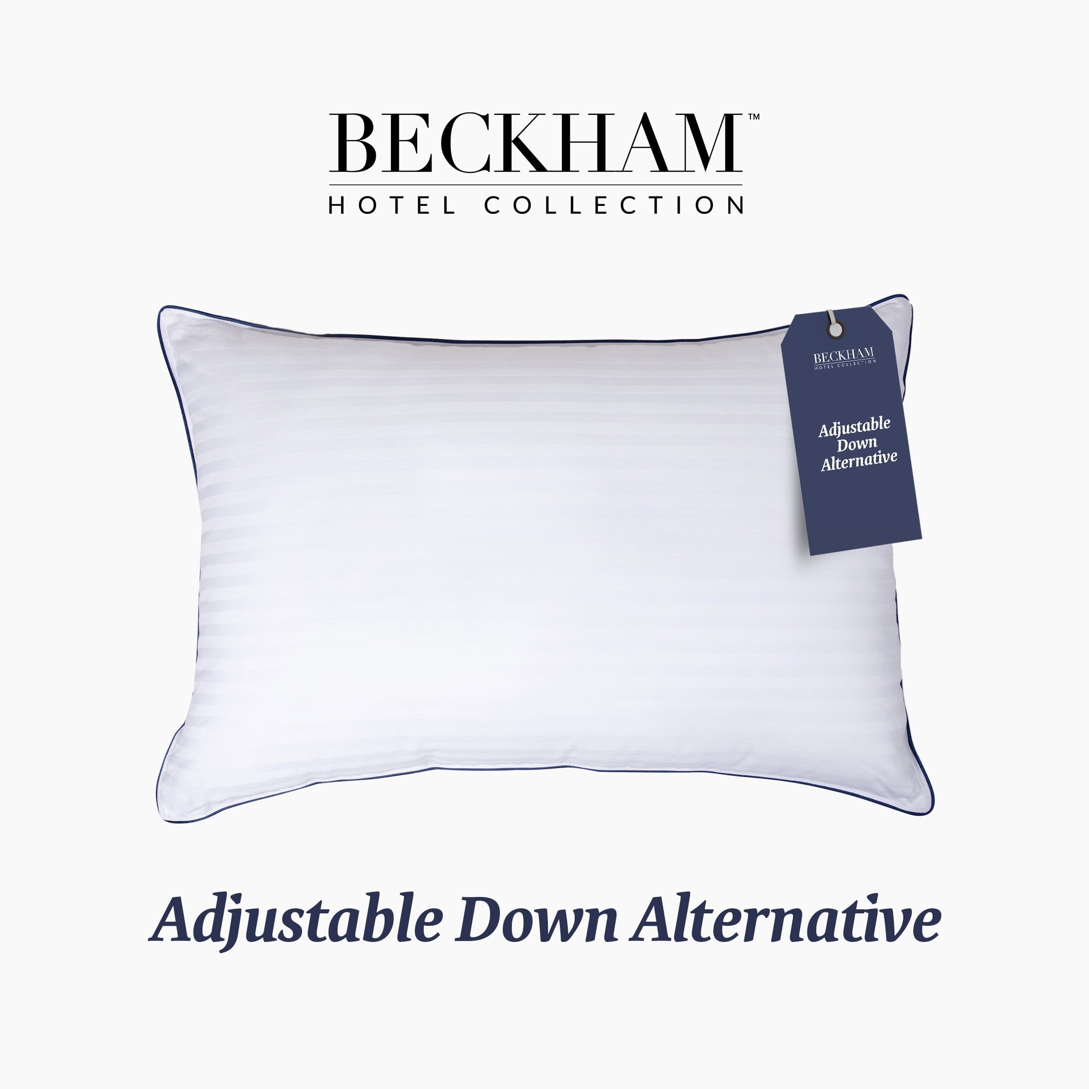 Decorative Plump Customizable Down Alternative Queen Pillow 1 Pack, Adult - Orthopedic Shredded Foam Bed Pillow Set - Default Title