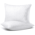 Fluffy Shredded Bed Pillows Queen Size Set of 2, Hotel Gusseted Pillows for Sleeping, Alternative to Down Pillows, Soft Supportive & ... - Ergonomic Memory Foam Pillow for Neck Pain Support - Default Title
