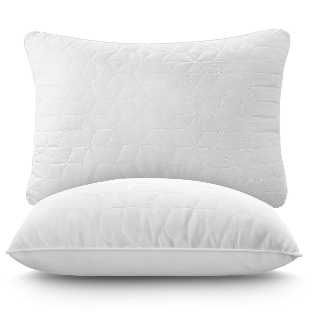 Hotel Collection Bed Pillows for Sleeping 2 pack, King Size Cooling Pillows Hotel Quality with Premium Soft Down Alternative Fill for ... - Ergonomic Memory Foam Pillow for Neck Pain Support - Default Title