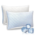 Fluffy Shredded Bed Pillows, Pillows for Bed Queen Size 2 Pack, Premium Down Alternative Luxury Hotel Pillows Set of 2, Cooling Pillo... - Hotel Quality Plush Sleeping Pillows - Default Title
