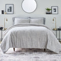 All-Season Better Homes & Garden Grey Chenille 3-Piece Comforter Set, Full/Queen, All Ages - All-Season Down Alternative Comforter Insert - Default Title