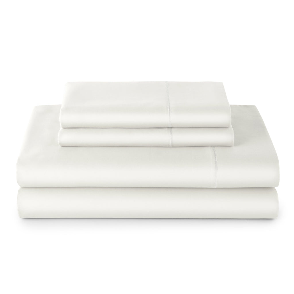 Wrinkle-Resistant 4-Piece 400 Thread Count Vanilla Dream Performance Bed Sheet Set, King - Luxury Bed Sheet Set with Deep Pockets - Default Title