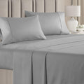 Ultra-Soft 4-Piece 400 Thread Count Cotton Sheet Set - King Size 100% Cotton Sateen Bed Sheets Fits 18"-24" Mattresse... - Cooling Hotel Quality Bedding Sheets and Pillowcases - Default Title