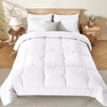Luxurious Quilted 3-Piece Queen Comforter Set - All-Season Down Alternative Bedding Bundle with 2 Pillow Shams, Premium Soft Bedding Se... - Luxurious Quilted Duvet Cover Set - Default Title