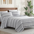 Ultra-Soft Home 3-Piece Twin Microfiber Classic Stripe Bed Sheet Set, Super Soft, Breathable Stripe Bedding with 16 inches Deep ... - Breathable Egyptian Cotton Flat & Fitted Sheets - Default Title