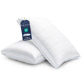 Decorative Plump Cooling Adjustable Pillow, Luxury Queen Size Bed Pillows Hotel Collection - Soft Firm Pillows for bed - Decorative Throw Pillow Cushion for Sofa & Bed - Default Title