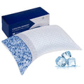 Fluffy Shredded Cooling Shredded Memory Foam Bed Pillows Adjustable Firm Support Pillow for Side and Back Sleepers Curved Pillows Set... - Ergonomic Memory Foam Pillow for Neck Pain Support - Default Title