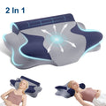 Decorative Plump Cooling Bed Pillow for Neck & Shoulder Pain Relief, Cervical Support Comfort Pillow for Side Back Stomach Sleeper, Er... - Hotel Quality Plush Sleeping Pillows - Default Title