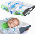 Decorative Plump | Cervical Memory Foam Bed Pillow Standard | Neck, Shoulder Pain Relief | Improves Sleeping - Ergonomic Memory Foam Pillow for Neck Pain Support - Default Title