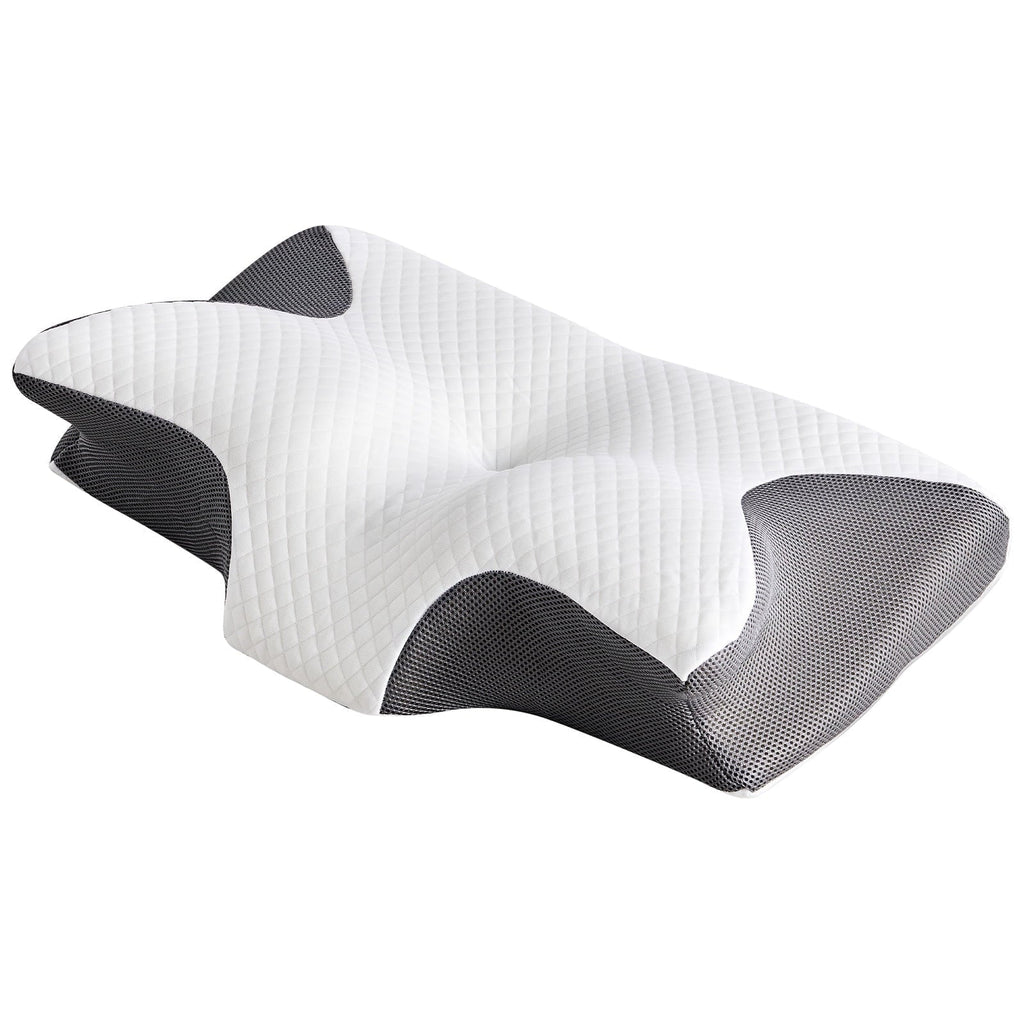 Hotel Collection Cervical Pillow for Pain Relief, Ergonomic Side Sleeper Pillow for Orthopedic Contour Support for Bed Sleeping, Memor... - Decorative Throw Pillow Cushion for Sofa & Bed - Default Title