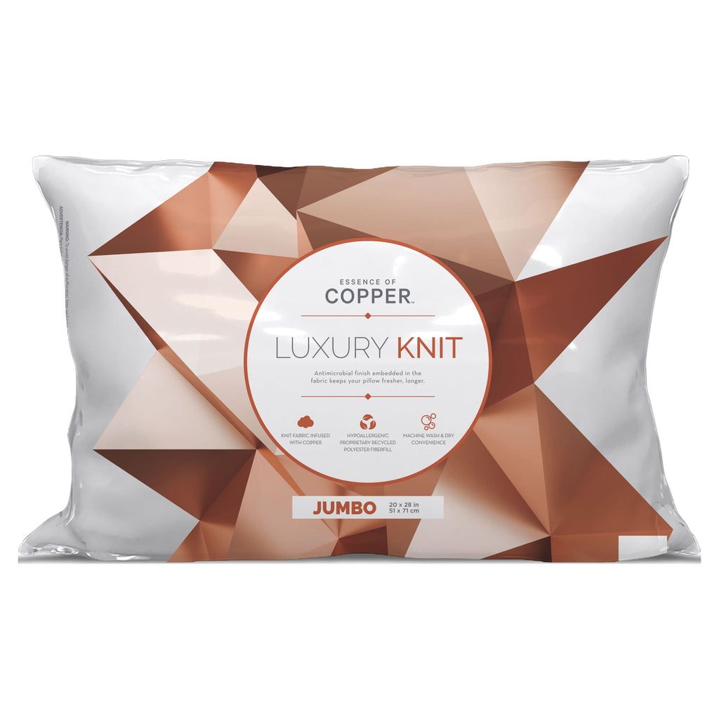 Orthopedic Support Luxury Knit Bed Pillow 2 Pack, Standard/Queen, Polyester - Decorative Throw Pillow Cushion for Sofa & Bed - Default Title