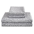 Cooling Sateen Floral King Sheets, Soft Breathable Microfiber Printed Bed Sheet Set, Deep Pocket Non-Slip Fitted Sheet Included - Cooling Hotel Quality Bedding Sheets and Pillowcases - Default Title