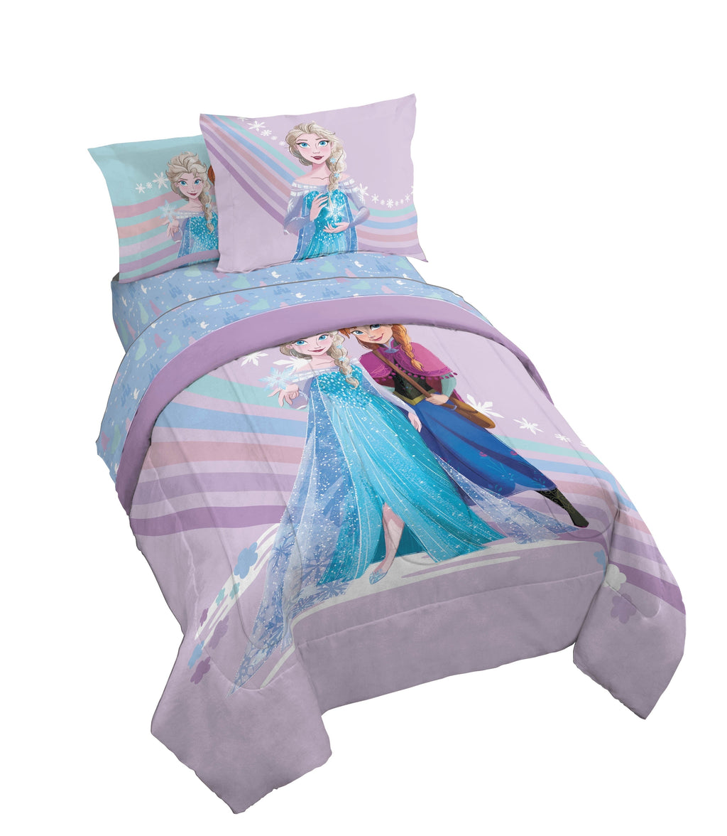All-Season The Poet Inside 5 Piece Twin Size Kids Comforter Set wth Sham - Super Soft Elsa Bed Set for Kids - Cloud-Like Soft Lightweight Bed Comforter - Default Title