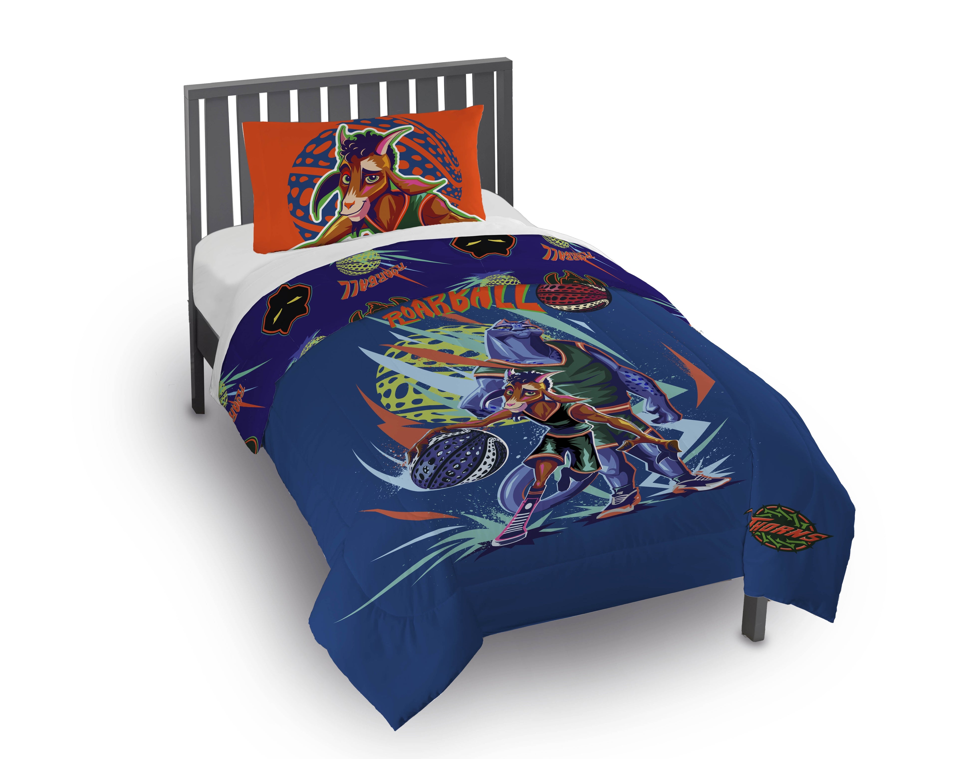 Luxurious Quilted 2 Piece Twin/Full Kids Reversible Comforter and Pillowcase Bedding Set, Multicolor,Twin/Full - Luxurious Quilted Duvet Cover Set - Default Title
