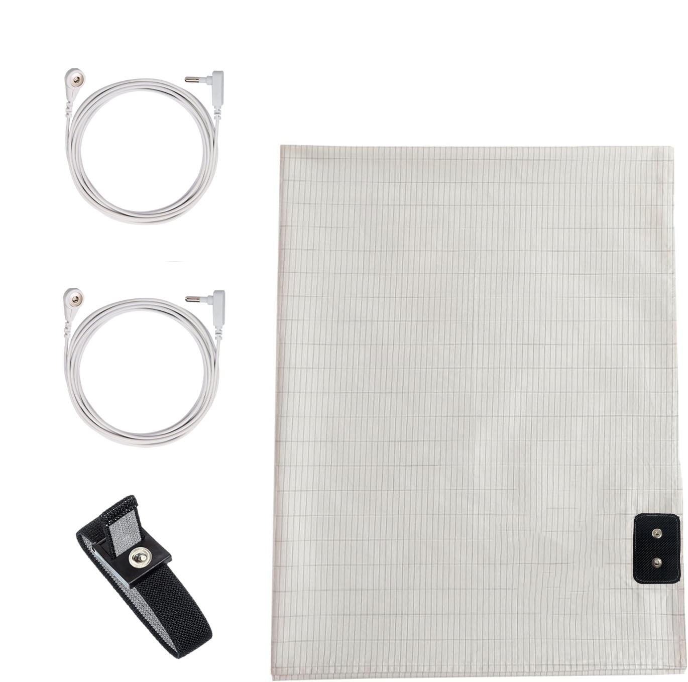 Cooling Sateen Grounding Sheets 39 * 75 inch, Conductive Grounding Sheets with Grounding Cord, Grounding Sheets for Earth with Silve... - Cooling Hotel Quality Bedding Sheets and Pillowcases - Default Title