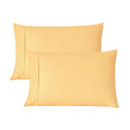Fluffy Shredded Solid Print Pillow Cases, King, Beige, 2-Pieces - Hotel Quality Plush Sleeping Pillows - Default Title