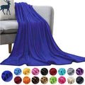 Lightweight Warm Large Navy Fleece Throw Blankets, Throw Size Soft Fuzzy Blanket for Women Men and s, All Season Lightweight Microfibe... - Cozy Fleece Throw Blanket for Couch & Bed - Default Title