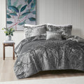 Heavyweight Warmth King/Cal King Size Comforter Sets, Velvet Bedding Comforter Set for All Seasons, Grey Bedding Set with Decor Pillow, ... - Cloud-Like Soft Lightweight Bed Comforter - Default Title