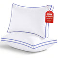 Orthopedic Support Pillows Queen Size Set of 2 Bed Pillows 2 Pack Down Alternative Hotel Pillows for Side Sleepers and Back Sleepers Gus... - Decorative Throw Pillow Cushion for Sofa & Bed - Default Title