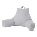 Orthopedic Support Jumbo Cement Gray Polyester Bed Rest Pillow - Hotel Quality Plush Sleeping Pillows - Default Title