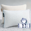 Hotel Collection Cooling Pillows for Bed, Memory Foam Bed Pillow, Queen Pillows 20” X 28”, 2 Pack - Orthopedic Shredded Foam Bed Pillow Set - Default Title