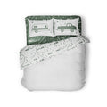 Premium Egyptian Cotton RV Queen Bed Sheet Set, Green Map, Polyester (53476) - Luxury Bed Sheet Set with Deep Pockets - Default Title
