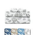 Cooling Sateen Lux Decor Twin Microfiber Bed Sheets - 3 Piece Floral Sheet Set, Soft Breathable Bedding, Wrinlkle Resistant, OEKO-TE... - Cooling Hotel Quality Bedding Sheets and Pillowcases - Default Title