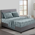 Breathable Luxury Queen Bed Sheets Set - 6 Piece Brushed Microfiber Bed Sheet - Shrinkage and Fade Resistant - (Queen, Grey) - Cooling Hotel Quality Bedding Sheets and Pillowcases - Default Title