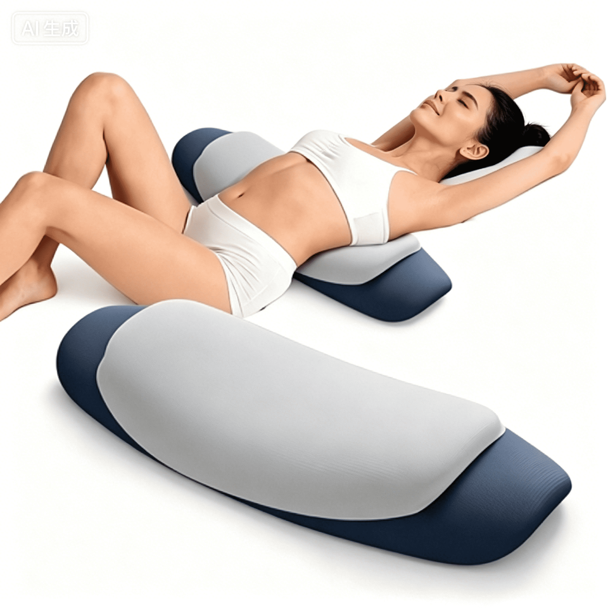 Orthopedic Support Lumbar Support Pillow for Bed, Memory Foam Ergonomic Lower Back Support Waist Pillow for Side Back and Stomach Sleepe... - Hotel Quality Plush Sleeping Pillows - Default Title