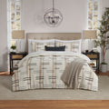 Heavyweight Warmth Full/Queen Comforter Set, All-Season, 5-Piece, Tan Modern - Cloud-Like Soft Lightweight Bed Comforter - Default Title