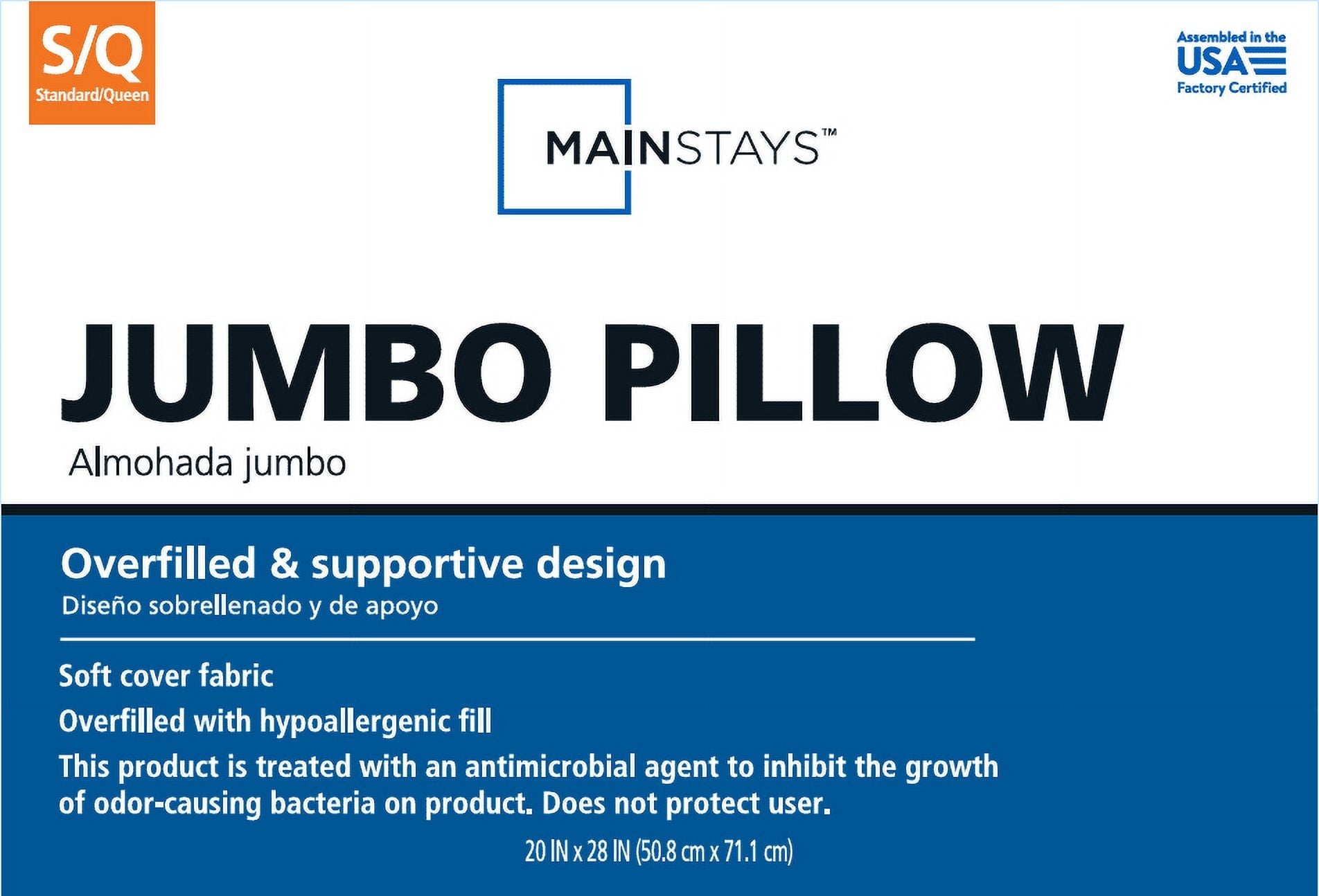Decorative Plump MS Mega Pillow SQ - Ergonomic Memory Foam Pillow for Neck Pain Support - Default Title