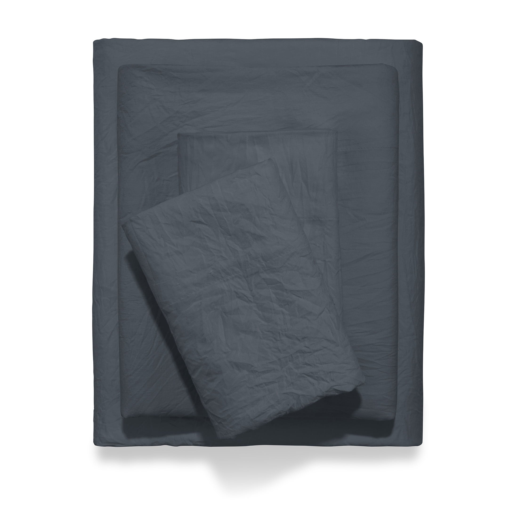 Ultra-Soft Microfiber Bed Sheet Set, Grey Stone, Full, 4 Pieces - Cooling Hotel Quality Bedding Sheets and Pillowcases - Default Title