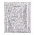 Wrinkle-Resistant 3-Piece 300 Thread Count Grey Flake Cotton Blend Bed Sheet Set, Twin XL - Premium Ultra-Soft Pillowcase Pair for Sleeping - Default Title