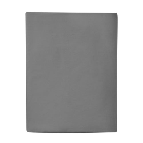 Cooling Sateen Solid Soothing-Gray Cotton Blend Fitted Sheet, Twin/Twin XL - Breathable Egyptian Cotton Flat & Fitted Sheets - Default Title