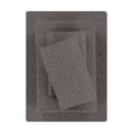 Ultra-Soft Cotton Rich Extra Soft Jersey Bed Sheet Set, Queen, Charcoal, 4 Pieces - Breathable Egyptian Cotton Flat & Fitted Sheets - Default Title