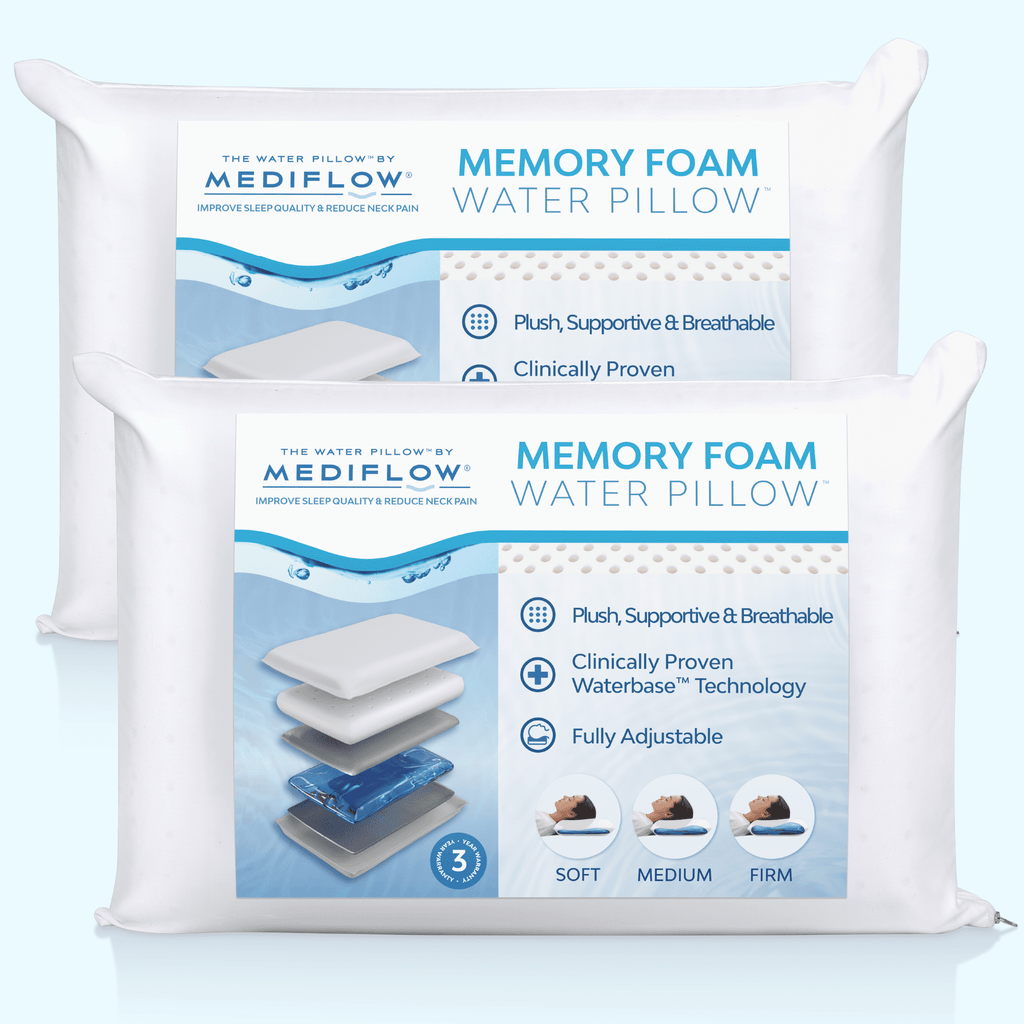 Hotel Collection Memory Foam Water Pillow - Adjustable Pillow for Neck Pain Relief, Pillow for Side, Back, and Stomach Sleepers, The O... - Decorative Throw Pillow Cushion for Sofa & Bed - Default Title