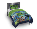 All-Season Kids 2 Piece Green Reversible Comforter and Pillowcase Bedding Set, Twin/Full - All-Season Down Alternative Comforter Insert - Default Title