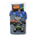 All-Season Monster Jam Smash & Mash Kids Multicolor 2 Piece Reversible Comforter and Pillowcase Bedding Set, Twin/Full - Hypoallergenic Ultra-Fluffy Quilt for Winter - Default Title