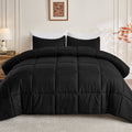 All-Season Queen Size Comforter Sets, 3 Piece Soft Quilted Bedding Sets, All-Season Down Alternative Comforter with 2 Pillow Sha... - Luxurious Quilted Duvet Cover Set - Default Title