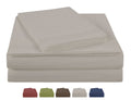 Premium Egyptian Cotton Luxury Silver Gray Microfiber bed Sheet Sets, 4-pieces, Twin size - Cooling Hotel Quality Bedding Sheets and Pillowcases - Default Title
