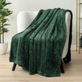 Super Soft Flannel Sherpa Throw Blanket For Couch Sofa, Emerald Green Fluffy Warm Plush Blanket for Bed, Cozy Super Soft Lightweight Thr... - Cozy Fleece Throw Blanket for Couch & Bed - Default Title