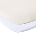 Cooling Sateen 180 Thread Count White and Birch Cotton Fitted Bassinet Sheets, 2 Pack - Cooling Hotel Quality Bedding Sheets and Pillowcases - Default Title