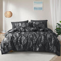 Fluffy Down Alternative 3 Pieces Printed Comforter Set Queen Size, Lightweight Botanical Floral Bed in a Bag, Ultra Soft Bedding Set with 1 R... - Cloud-Like Soft Lightweight Bed Comforter - Default Title
