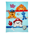 Lightweight Warm Kids Blue Print Fleece Bed Blanket, Twin/Full - Luxury Knitted Decorative Throw Blanket with Fringes - Default Title