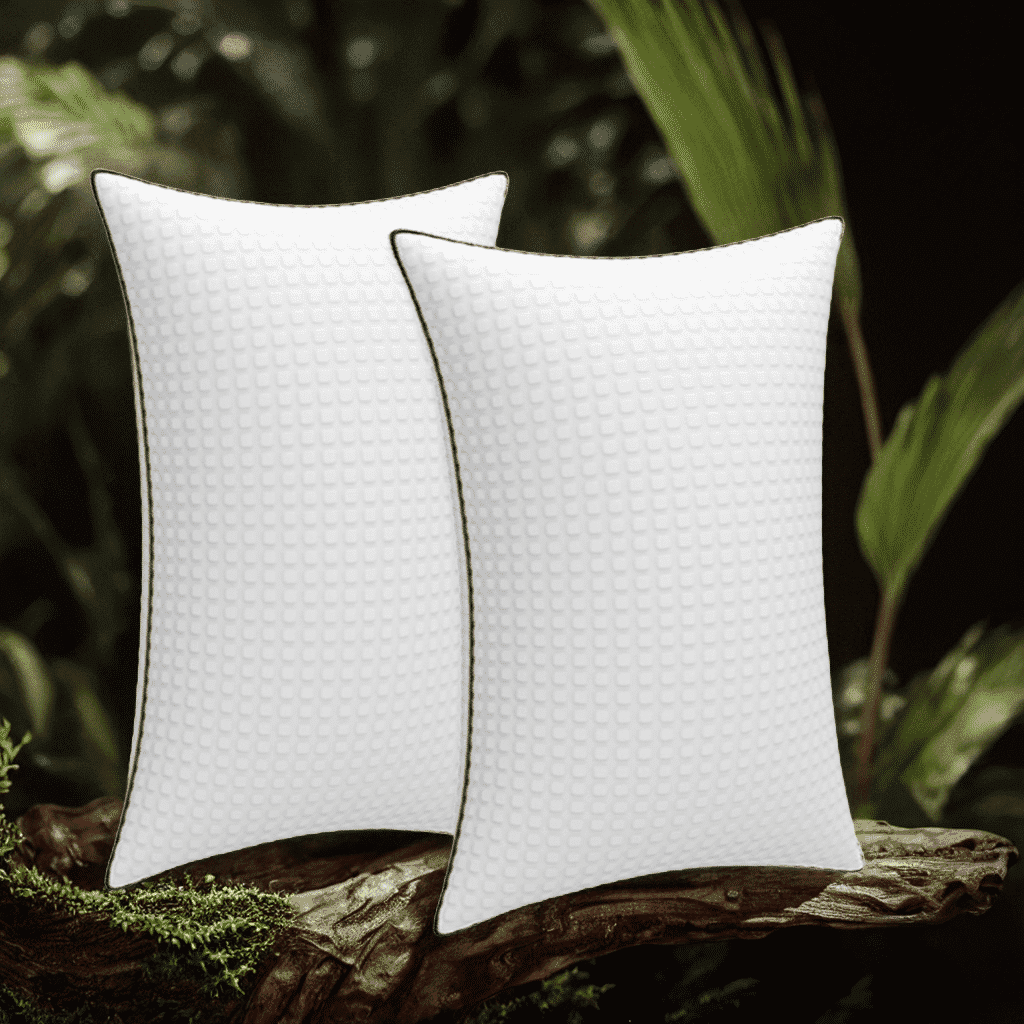 Ergonomic Memory Foam Pillows King Size Set of 2, Hotel Quality, Down Alternative Gusseted Bed Pillows for Side, Back, or Stomach Sleepers,... - Hotel Quality Plush Sleeping Pillows - Default Title