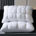Hotel Collection Queen Size Bed Pillows Set of 2, Hotel Quality, Down Alternative Gusseted Bed Pillows for Side, Back, or Stomach Slee... - Orthopedic Shredded Foam Bed Pillow Set - Default Title