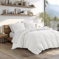 Fluffy Down Alternative Comforter Sets Twin/Twin-XL, 2 Piece Soft Bedding Sets, Off-White Comforter Bed Set with Pillow Shams - All-Season Down Alternative Comforter Insert - Default Title