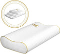 Fluffy Shredded Queen Memory Foam Pillow + Extra Pillowcase, Bed Pillow for Neck & Shoulders for Adult - Ergonomic Memory Foam Pillow for Neck Pain Support - Default Title