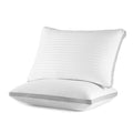 Hotel Collection Bed Pillows for Sleeping, Queen Size Set of 2, Sandwich Mesh with Breathable Sides, Premium Medium pillows for Back, ... - Ergonomic Memory Foam Pillow for Neck Pain Support - Default Title