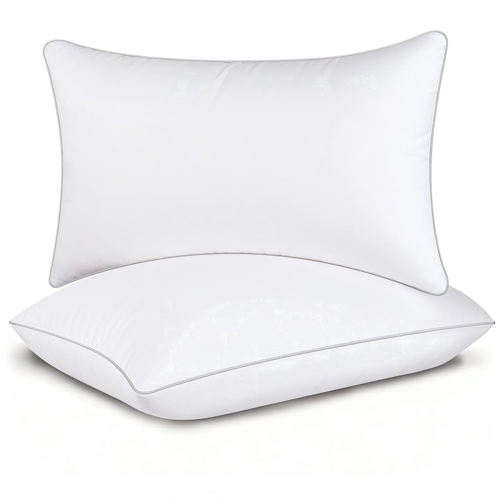 Orthopedic Support Pillows Queen Size Set of 2, Bed Pillows for Side and Back Sleepers, Soft Down Alternative Pillows, Hotel Quality and... - Hotel Quality Plush Sleeping Pillows - Default Title
